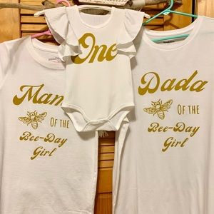 First Bee-Day Outfits